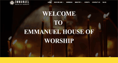 Desktop Screenshot of emmanuelhouseofworship.org